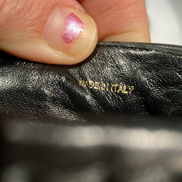 Prada platform espadrille shoes black leather size 40.5 - Picture 8 of 9